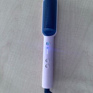 Blue and White Hair Styling Brush